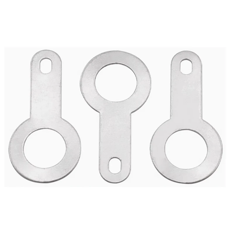 100Pcs Silver-plated Copper Single Head Soldering Terminal M2.2/3.2-M8.2 Circular Weld Washer Welding Sheet Soldering Lug