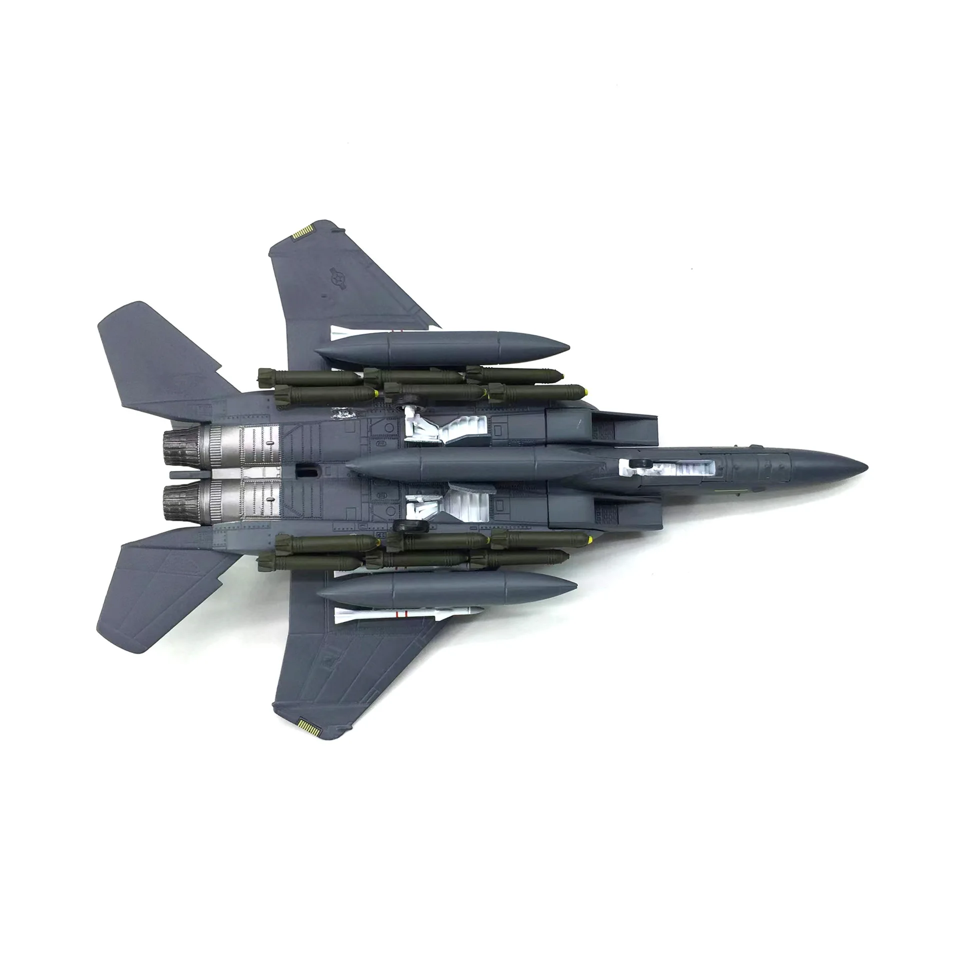 1/100 Scale Classic American Eagle F-15E Strike Eagle Supersonic Attack Fighter Pre-Build Model Kits Aircraft Alloy Diecast Airp