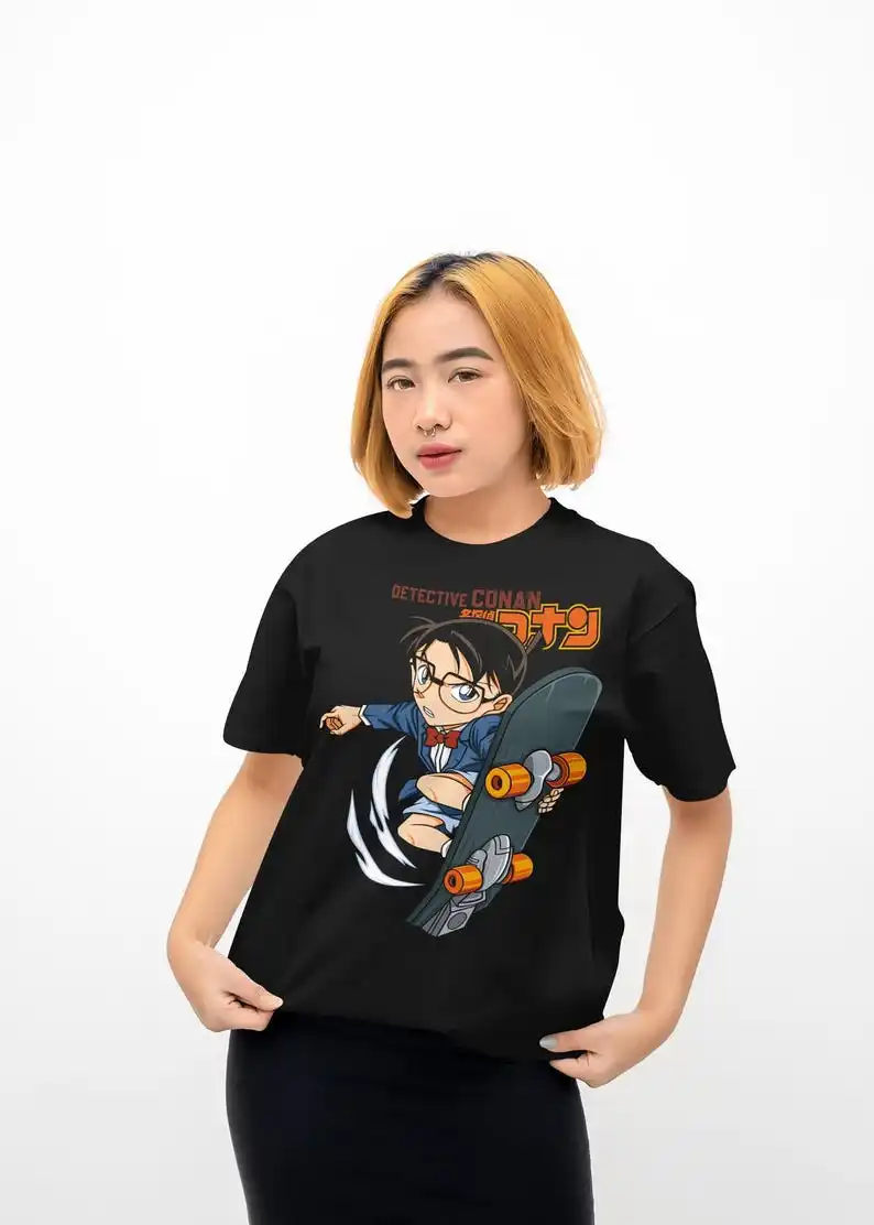 Vintage 90s Detective Conan anime tshirt