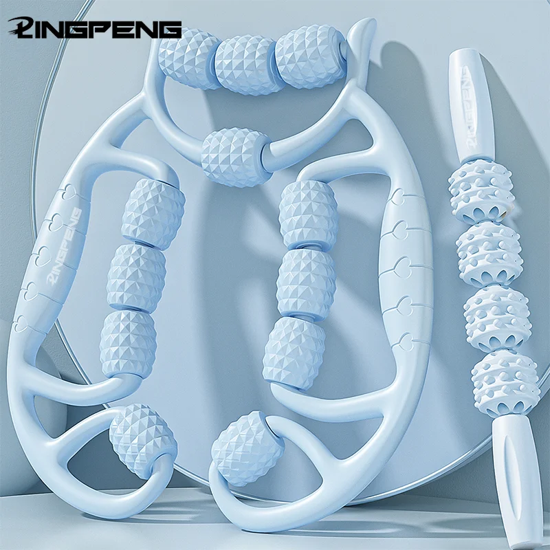 

12-круглый массажер для похудения ног, растягивания мышц и релаксации, артефакт для похудения ног, круглый зажим для ног