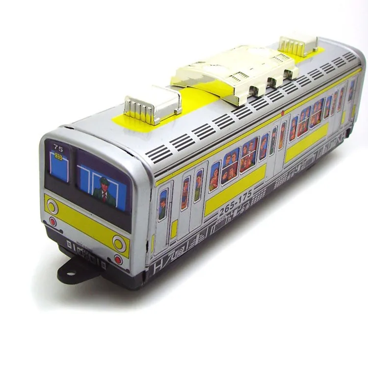 

MF355 Metro Train Car Rail Tram Car Retro Nostalgic Creative Ornament Tin Crafts