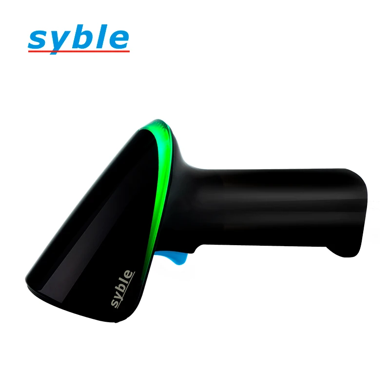 Syble XB-D20  2D Wired CMOS ABS+PC Black Color Double Lamp Design Handheld Barcode Scanner