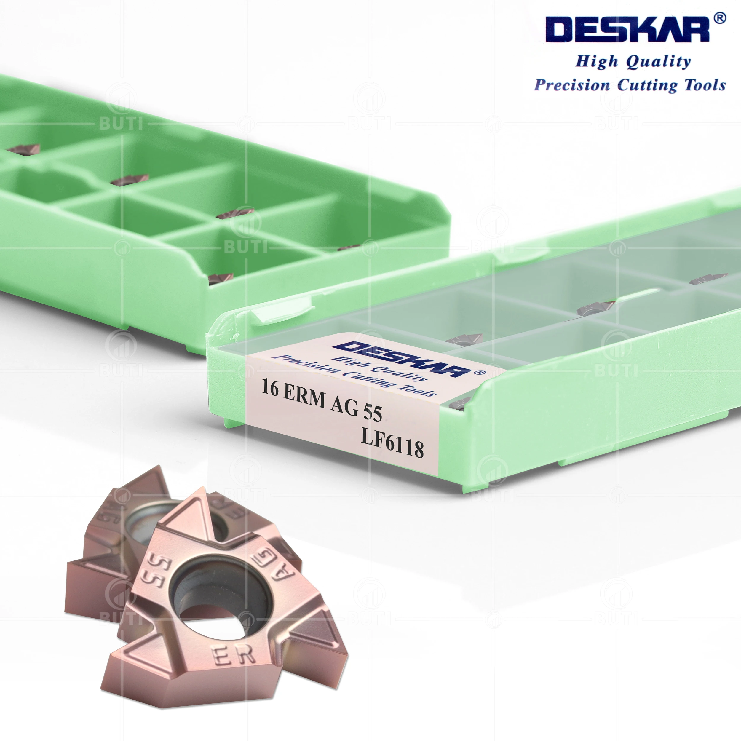 DESKAR 100% Original 16ERM/IRM 11W 14W AG55 AG60 1.0 1.5ISO 2.0ISO 2.5ISO 3.0ISO LF6118 CNC Lathe Cutter Cutting Carbide Inserts