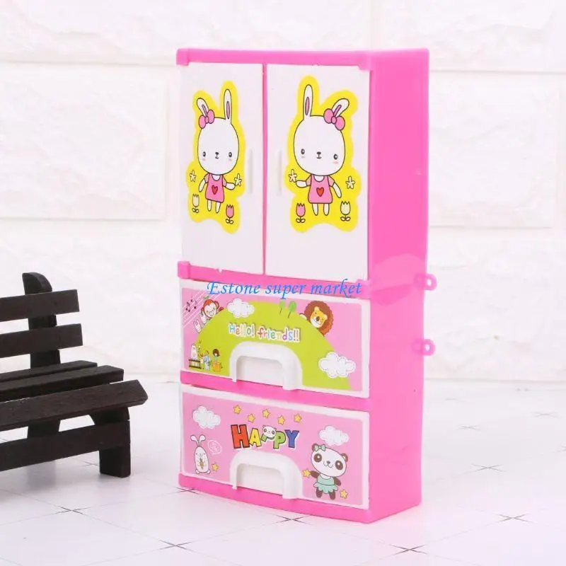 090B Novelty Children Interactive Babie for Doll Closet for Kids 6-8 Bedroom Furnitur