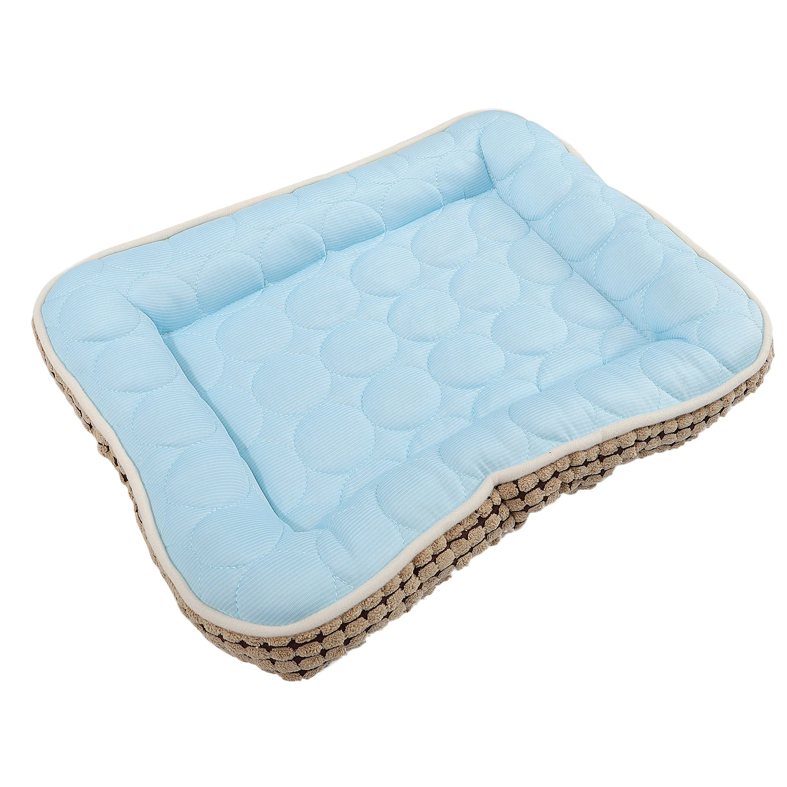 

Cool Pet Mat Cushion Dog Bed for Summer Puppy Dogs Rectangle Pad Cotton Cooling Beds