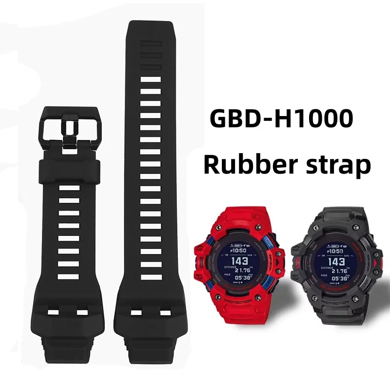 

For Casio G-SHOCK Series 3475 Cat Man GBD H1000 GBD-H1000 Replacement Resin Silicone Rubber Watch Strap Waterproof Watchband