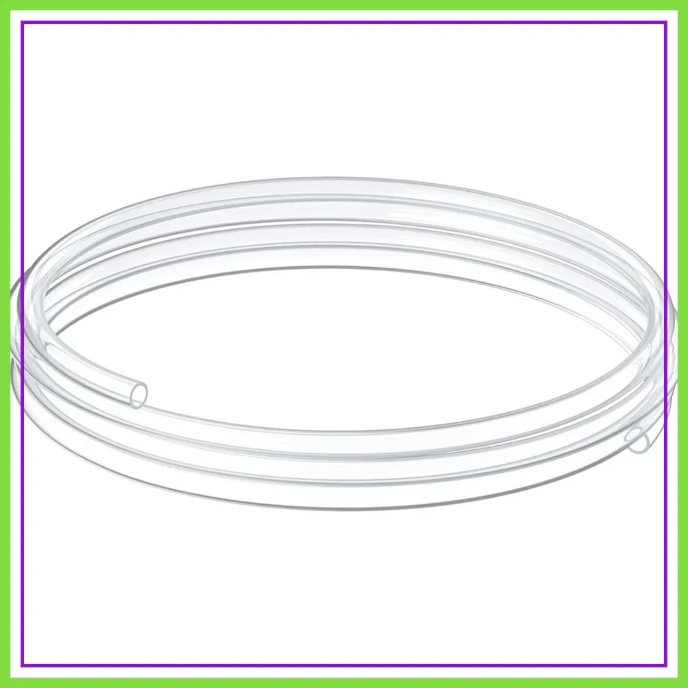 

9.8 Feet Aquarium Airline Tubing, ID 1/2" Clear PVC Flexible Plastic Tube for Aquarium Garden Pond Fountain