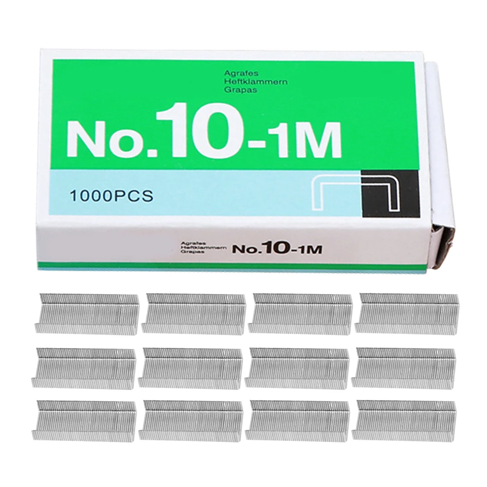 

12 Boxes of Mini Staples Refill for Office Heavy Duty Standard Size Stainless Steel Staples for Mini Desktop Stapler Office