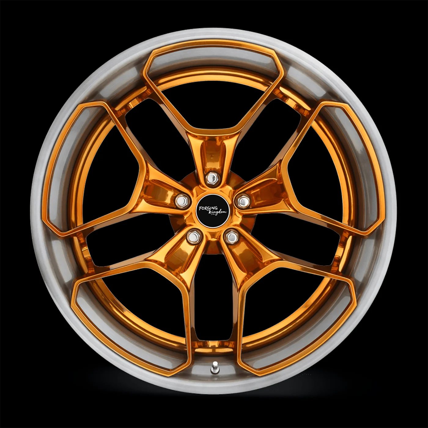XianglunHigh-End New Two-Piece Forged Aluminium Alloy Matte Black Multi-Spoke Car Wheels 18-23 Inches 40mm/25mm PCD 5*108/114.3/