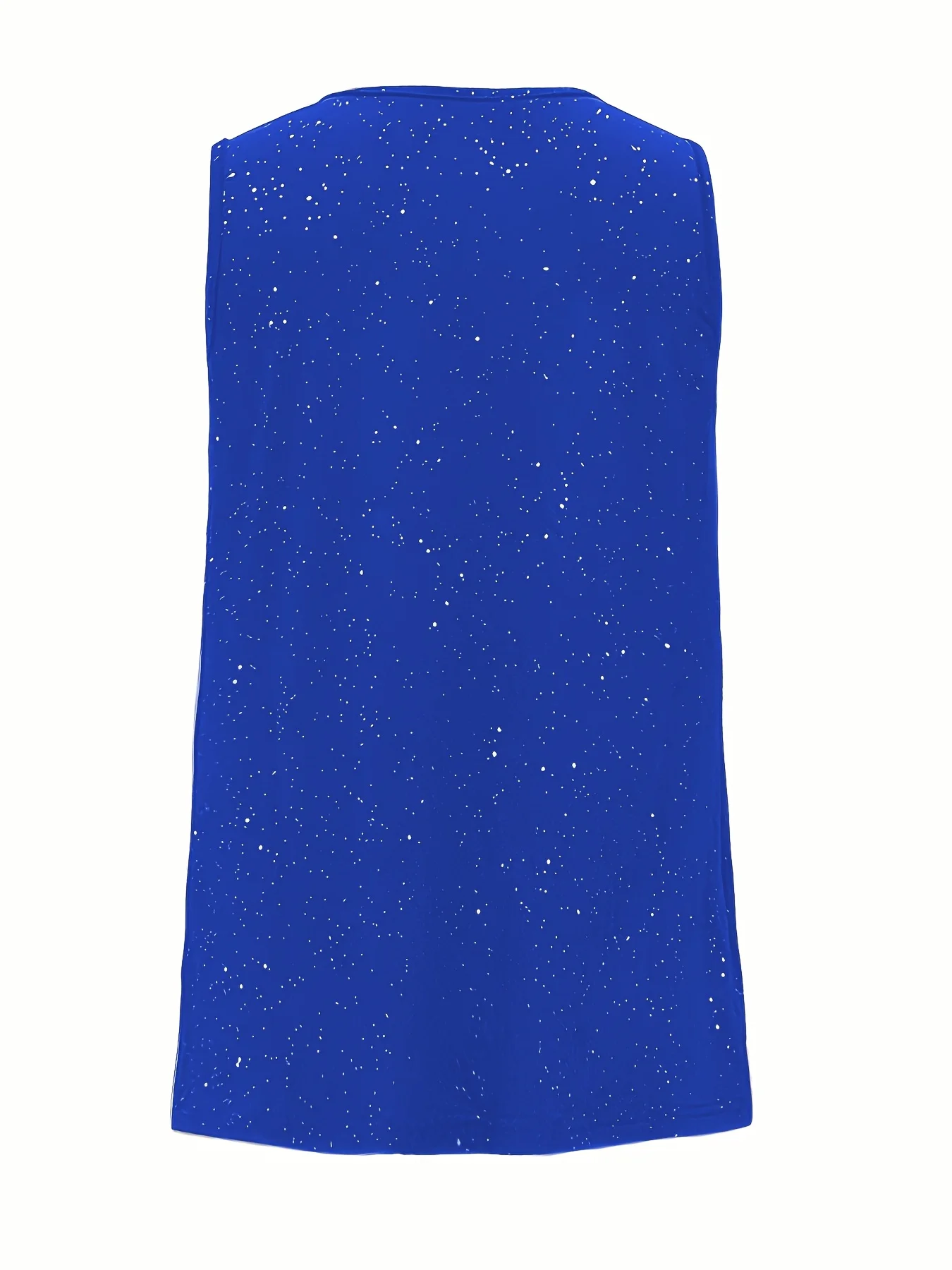 Ärmelloses Party-Top für Damen in Übergröße mit Glitzer-Design und Schlüsselloch-Detail, elegante Bluse – Detail 12