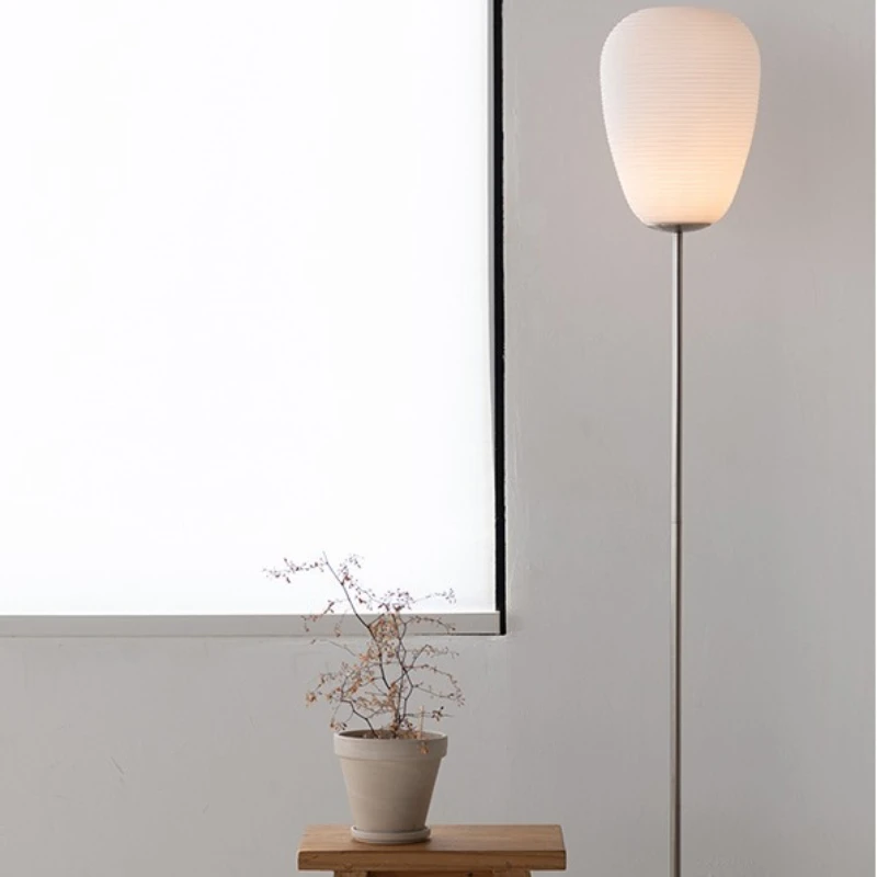 

Japanese-style floor lamp, simple modern windshield ambient light, warm light and soft living room bedroom decoration