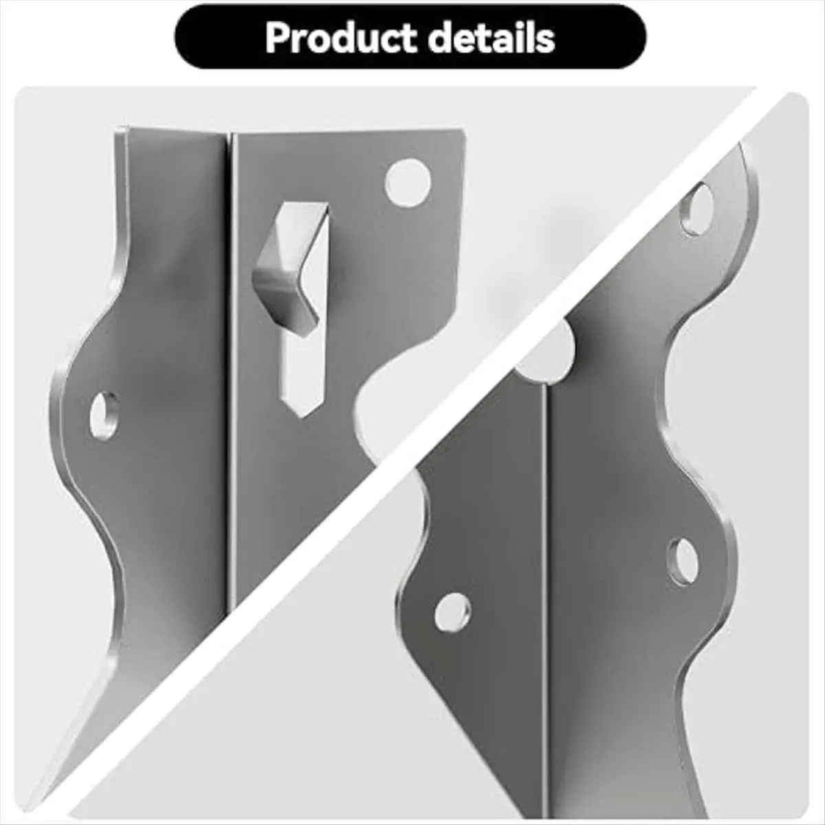 ABLG & 10Pcs Strong Tie Brackets LU24 2X4 Joist Hanger Galvanizing Face Mount Joist Hangers for Wood Hurricane Ties Rafter Ties