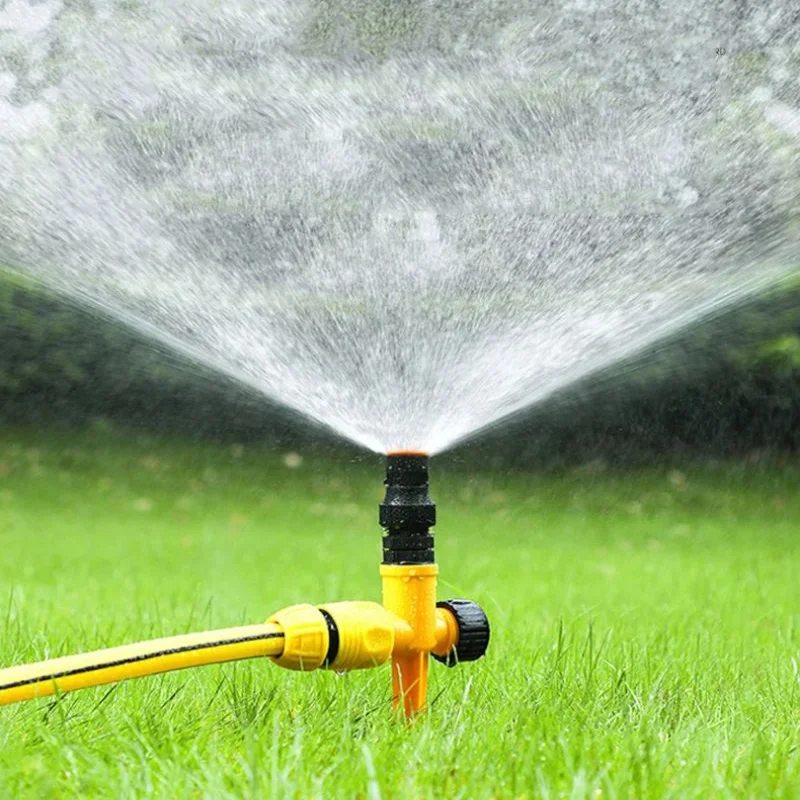 

360° Rotation Auto Irrigation System Garden Lawn Rotating Tripod Sprinkler Automatic Sprinklers Adjustable Spray Nozzles