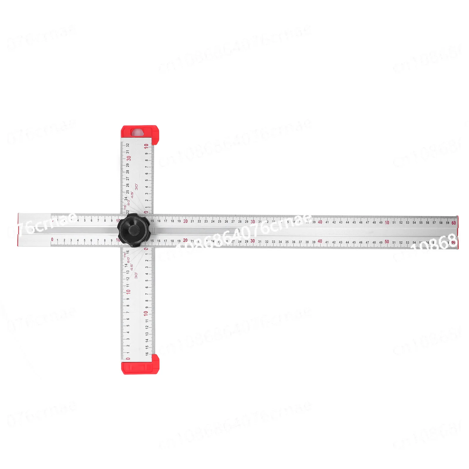 

Durable T Ruler 48in Aluminum Alloy Metal Crafting Woodworking Scribing Carpenter Layout Measuring Positioning Tool 120cm