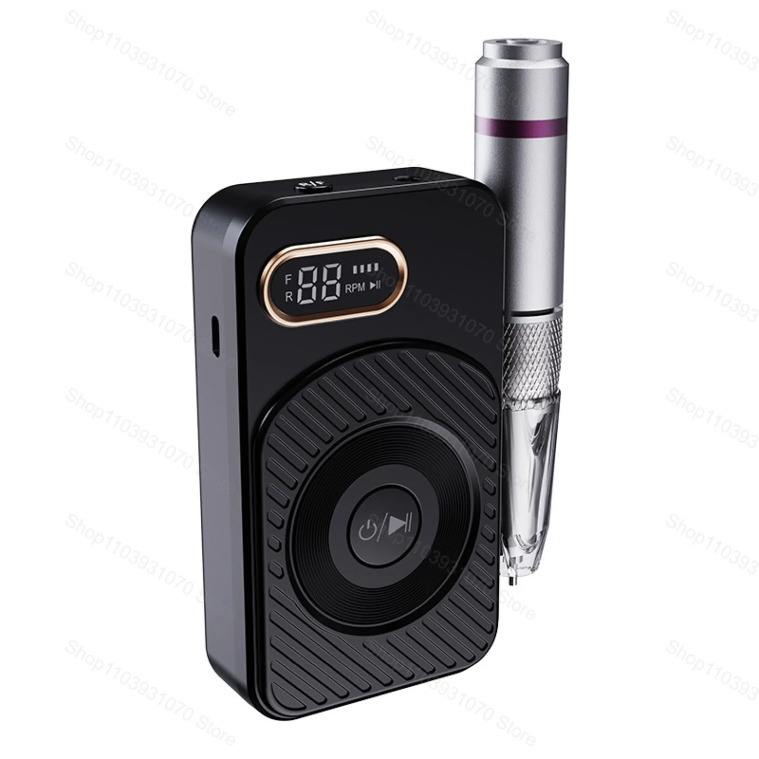 ماكينة حفر أظافر كهربائية قابلة لإعادة الشحن 45000 دورة في الدقيقة لمعدات فن الأظافر مانيكير وباديكير أداة أظافر محمولة مع شاشة LCD #6