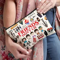 A TV Program Makeup Bag -Cute Multifunctional Zipper Bag