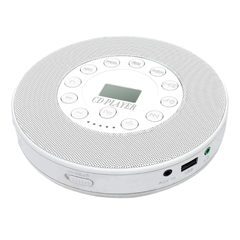 Portable Disc Player Disc Walkman Built in Speakers Rechargeable Disc Player USB/AUX