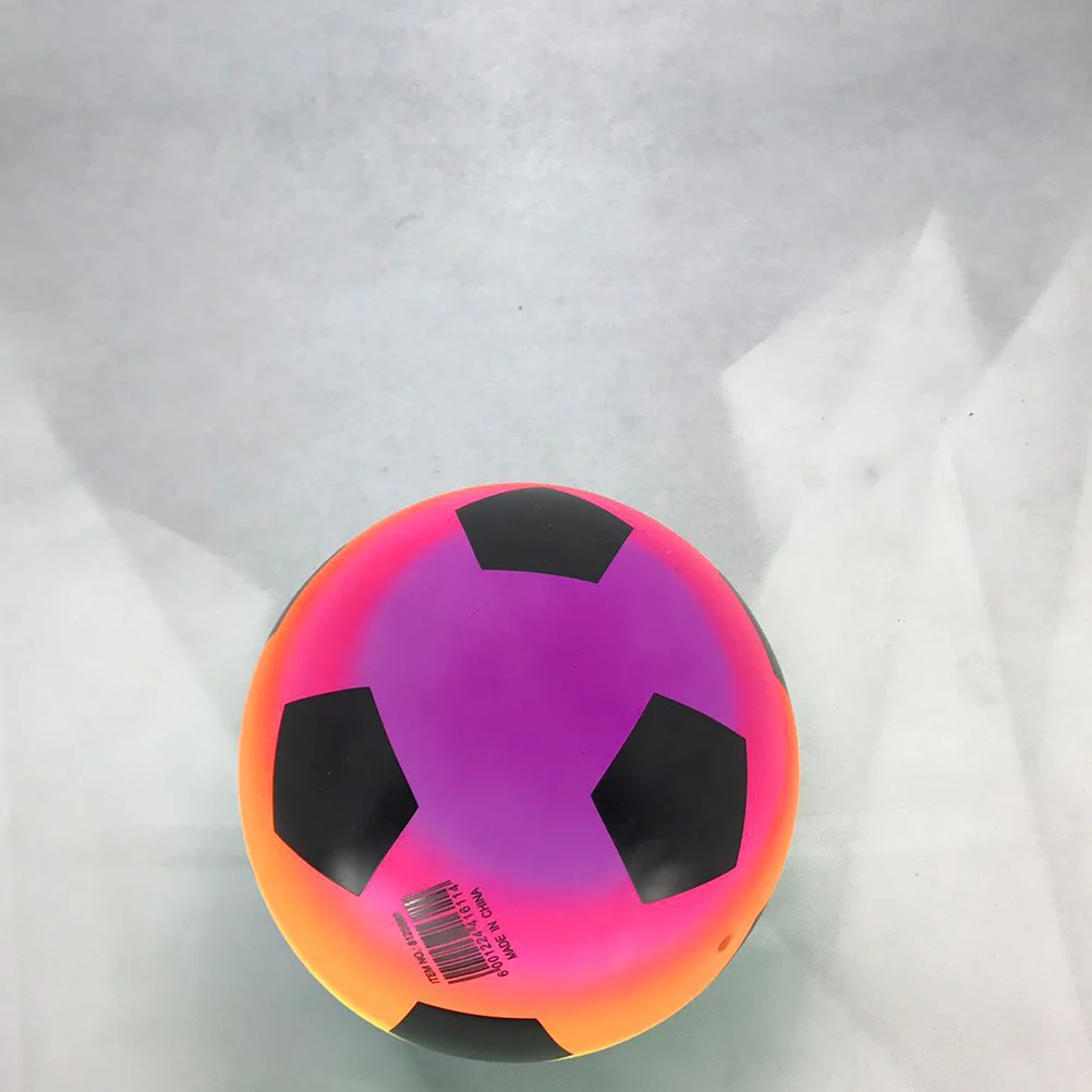 2 pièces ballon de Football gonflable léger couleur vive divertissant enfants groupe jouer drôle ballon de Football gonflable jouet