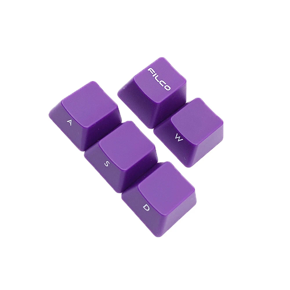 Filco WASD Colorful 5pcs Keycaps Yellow Green Blue Red Pink Purple Color Keycaps For Filco Mechanical Gaming Keyboard Use