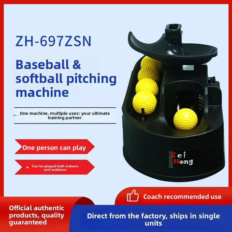 Baseball and Softball Single Strike Practice Automatic Serve Tennis Throwing Machine