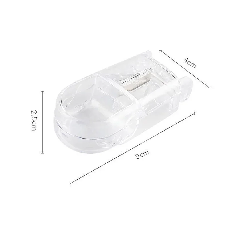 1PCS Portable Medicine Tablet Splitter Holder - Easy Access Daily Pill Divider Storage Case Pill Box Cases & Splitter Органайзер