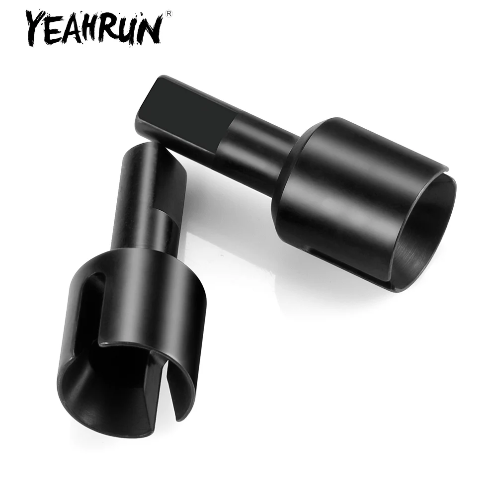 YEAHRUN 2Pcs/Set Steel Diff Drive Cup / CVD for Tamiya TT02 1/10 RC Drift Car Upgrade Parts