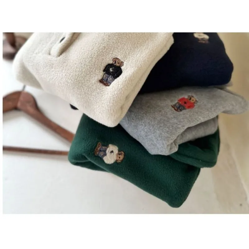 Kinder Jungen Fleece Poloshirts RAISE Herbst Winter Säuglinge Babys Jungen Unterhemd Locker Plus Samt Warm Kinder Jungen Pullover – Detail 15