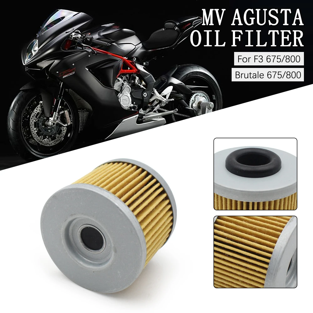 

Motorcycle Accessories Oil Filter For MV Agusta Brutale F3 675 800 HF569