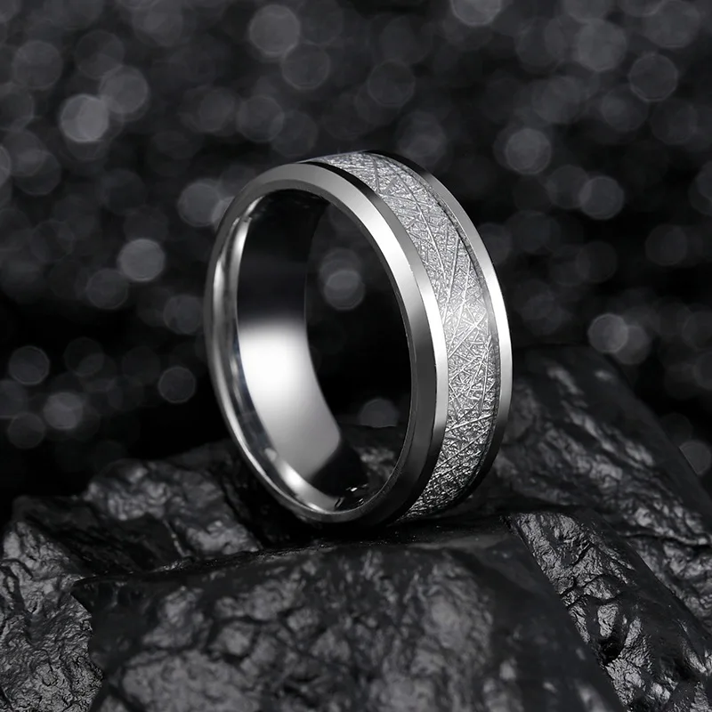 Anillo de acero inoxidable para hombres y mujeres, Color dorado, plateado y negro, accesorios góticos Unisex, joyería que no se decolora, regalo Unisex