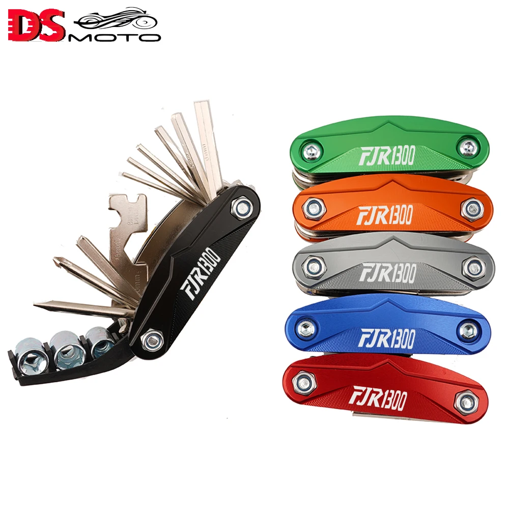 New For YAMAHA FJR1300 FJR 1300 Accessories Universal Motorcycle Aluminum Multifunction Combination Tool Repair Screwdriver Set