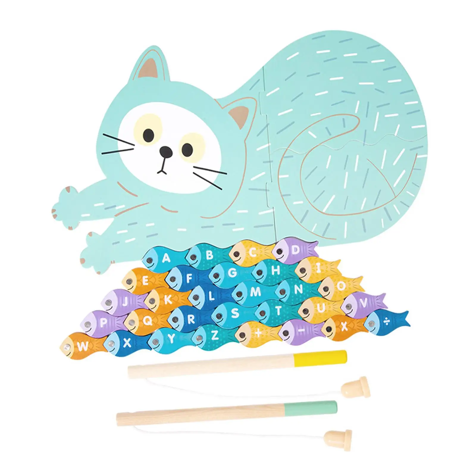 Fishing Game Toys Preschool Early Learning for Birthday Gift 3 4 5 Years Old