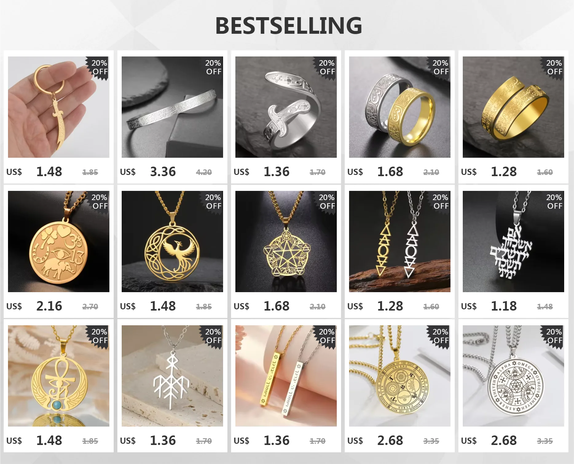 Dawapara Imam Ali Zulfiqar Schwert Halskette Muslimische Islamische Halskette Arabische Kalligraphie Anhänger Edelstahl Herren Schmuck – Detail 1