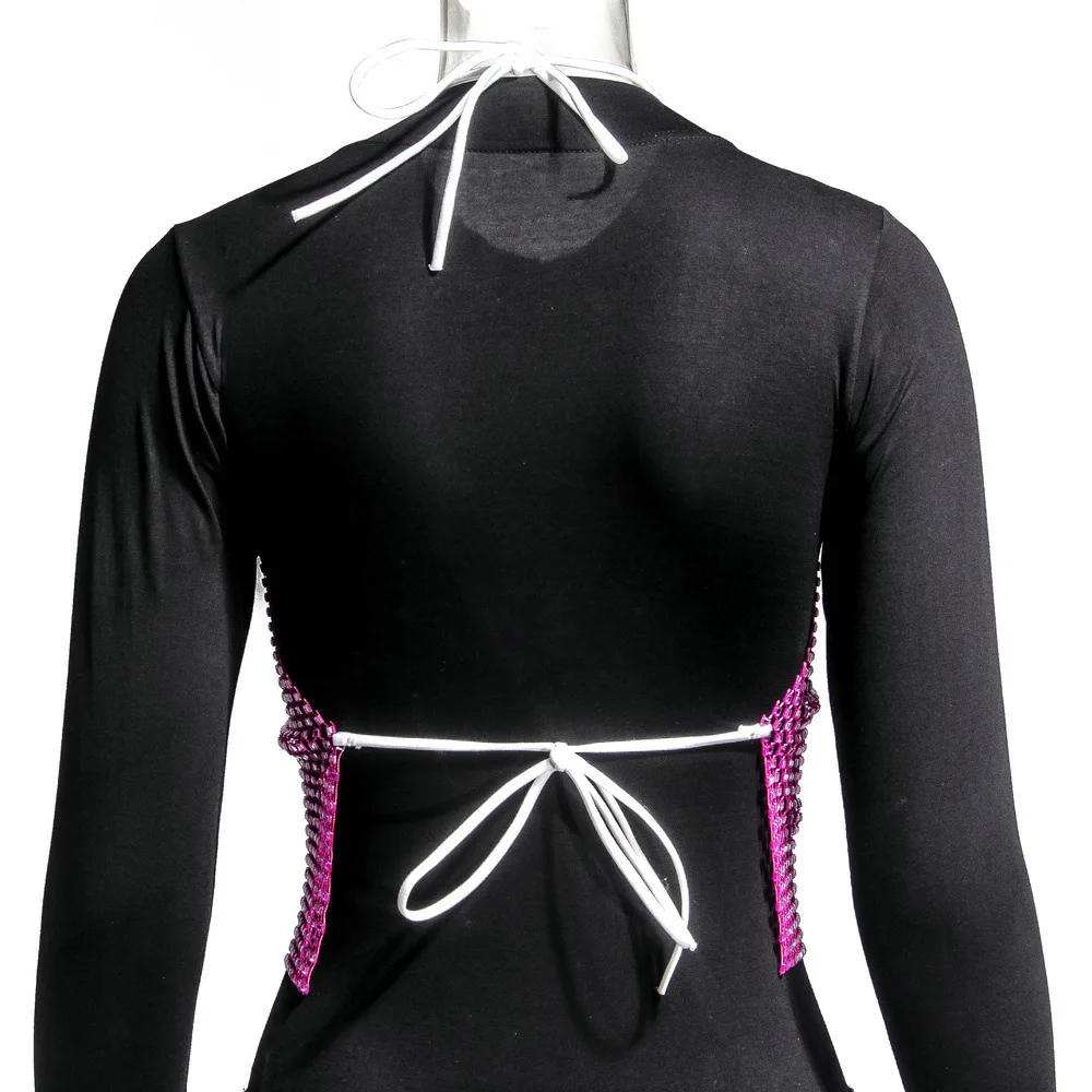 

Summer Casual Base, Pure Dew Back, Rose Red Suspender, Slim Fit, Solid Color Vest, LBZ1419