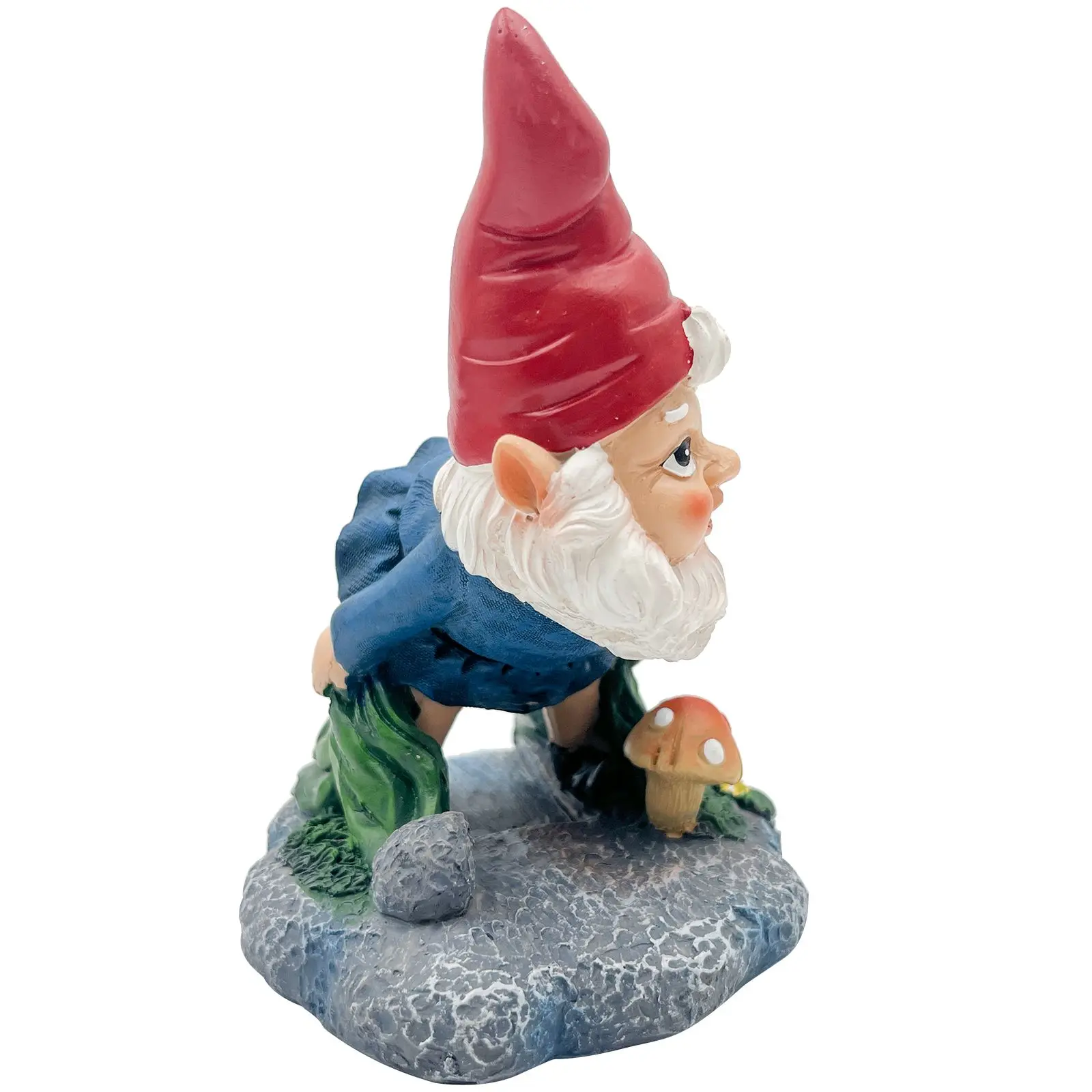 

Resin Dwarf Water Pipe Expander Rain Gutter Guard Extensions Downspout Adapter Garden Statue Decor Waterproof Craft Outdoor