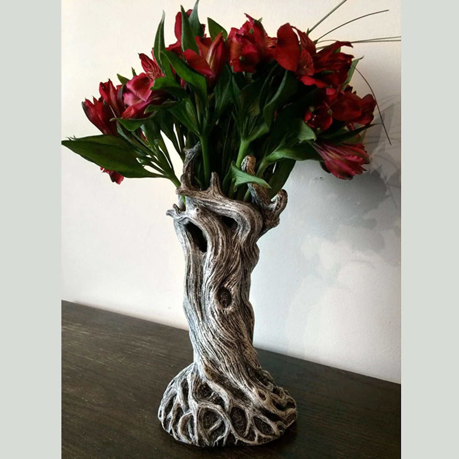 

Dry Floral Plant Vase Ornament Creative Resin Indoor Statue Vase for Birthday Gifts New Year's Gifts