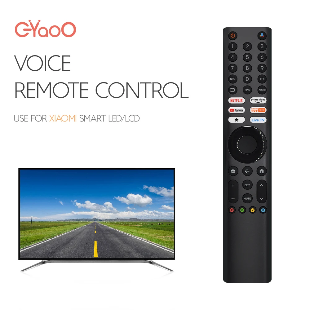 New XMRM-P3 Voice Remote Control For Xiaomi Compatible With Xiaomi TV Spare Parts With Netflix YouTube Button