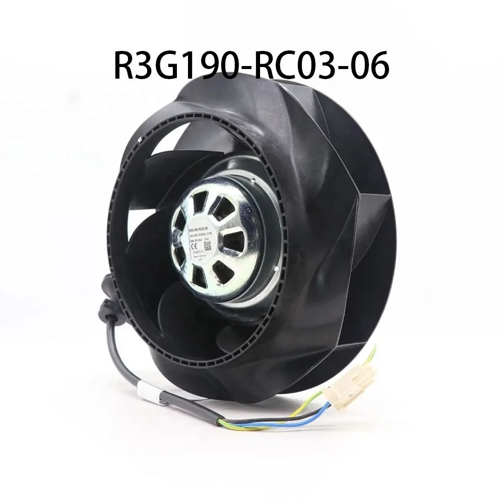 

Новый вентилятор преобразователя частоты для Ebm-paps 200 ~ 240 В переменного тока 0,53 А 60 Вт φ190 мм R3G190-RC03-06,