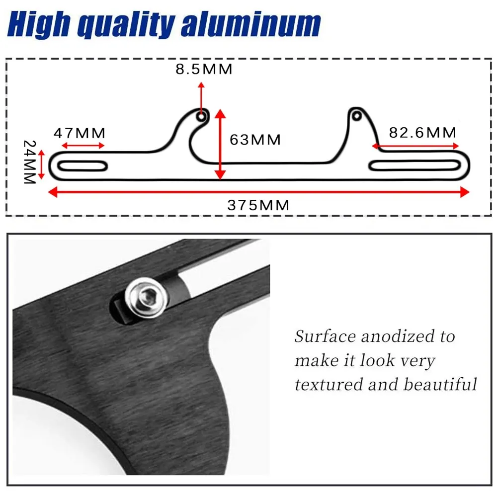 For Holley 4500 Dominator Carburetor Throttle Cable Bracket Racing Carburetor Bracket with Dual Return Springs Aluminum