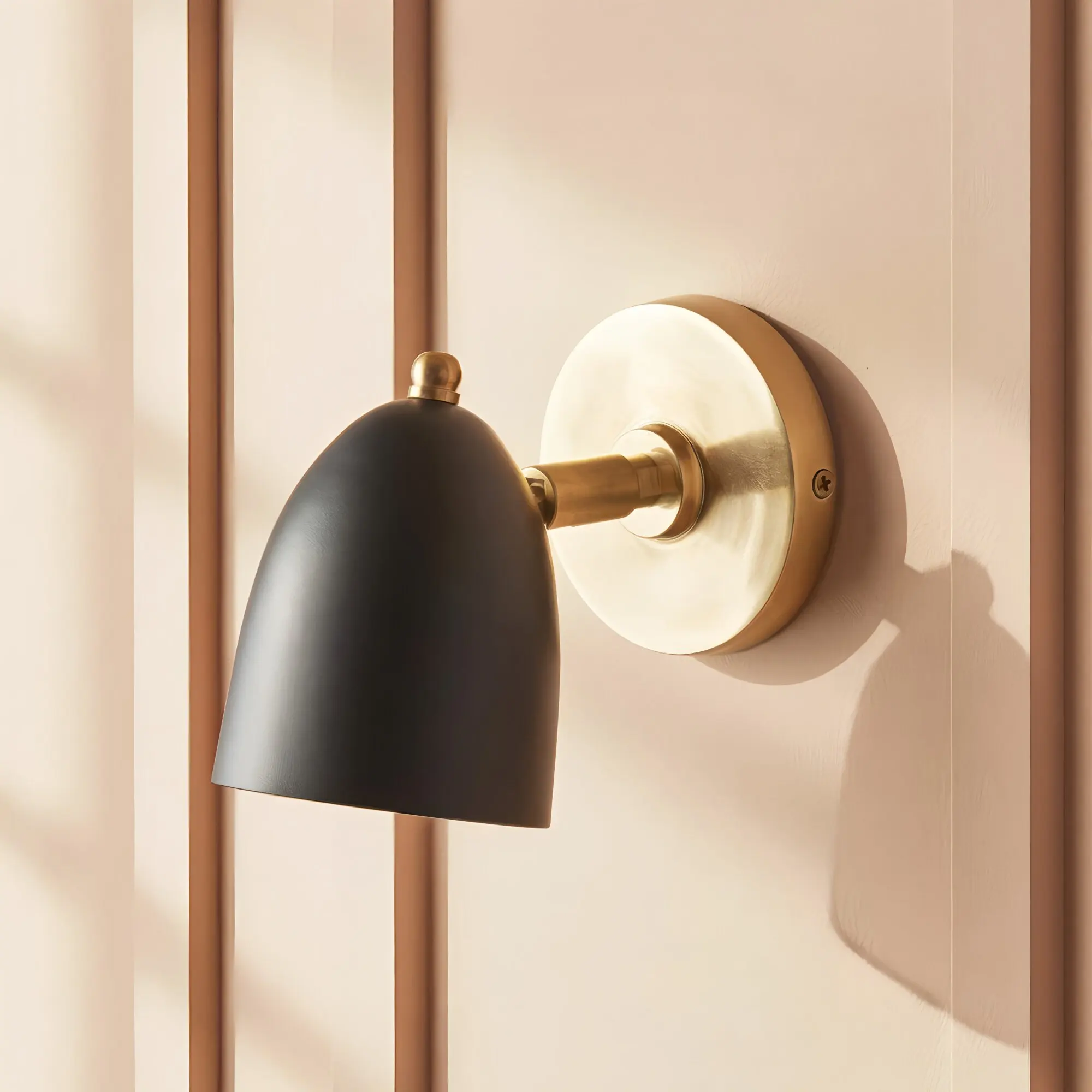 Brass Spotlight Wall Lamp Aisle Bedroom Bedside Bathroom Decorative Mirror Headlight Interior Decoration Lighting Fixtures