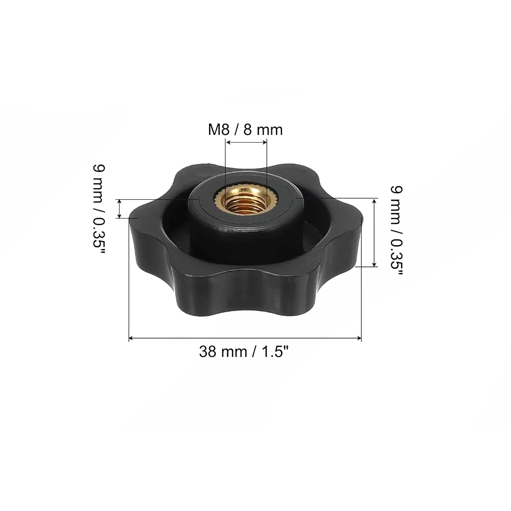 2pcs Lawn Mower Handle Knobs Kit with Screws and Washers for Toro Mower Models 92 2260 106 4161 107 3844 Replacement Parts