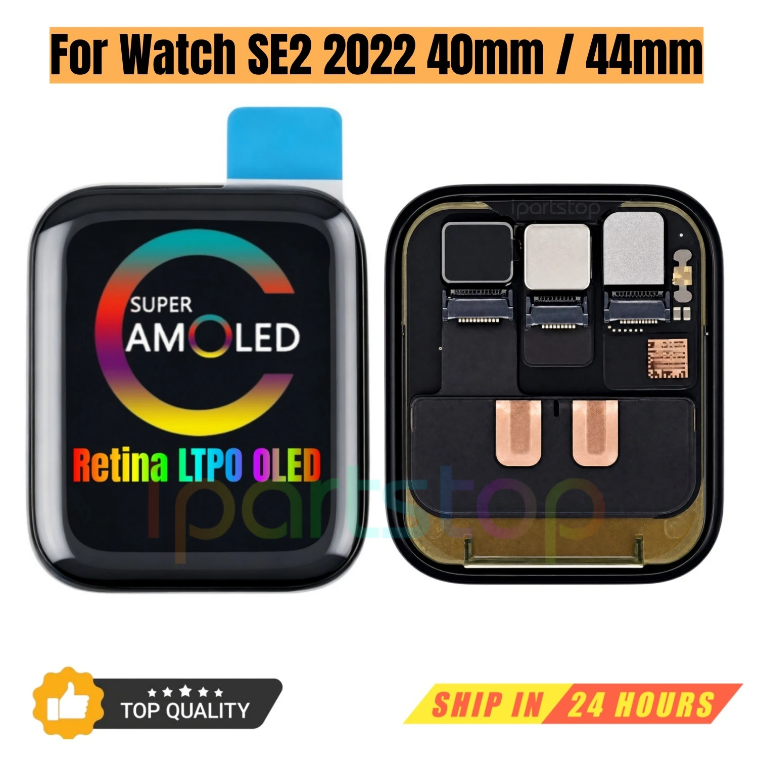 iParts Replacement OLED Display for Apple Watch SE2 SE 2nd Gen 40mm 44mm A2724 A2723 A2726 A2725 Retina LCD Touch Screen OEM