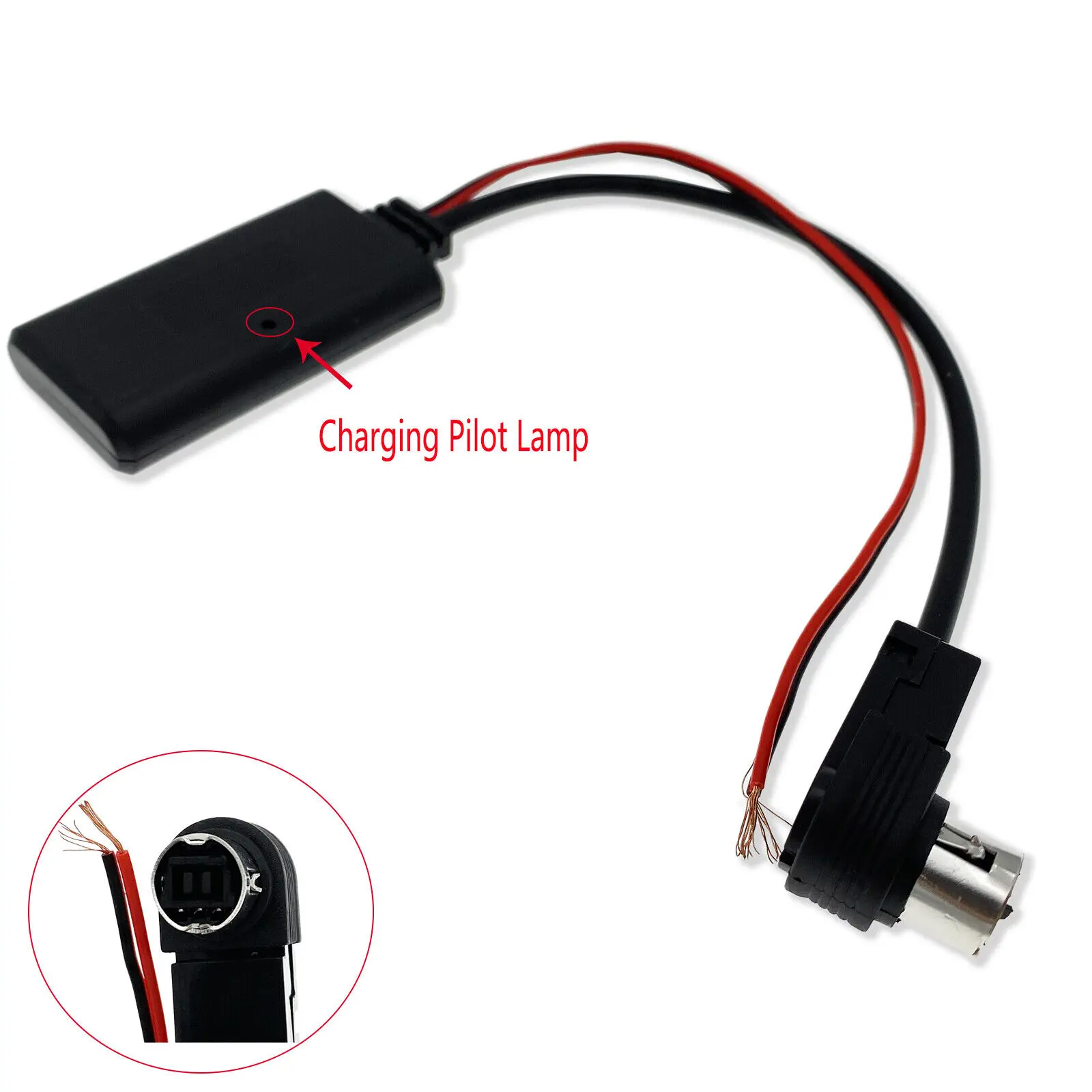 15cm Bluetooth Aux Audio Adapter Cable For Alpine CDA-7893 CDA-7894 CDA-7998 CDA-7998R DVA-9965R CVA-1004 IVA-D900 Accessories