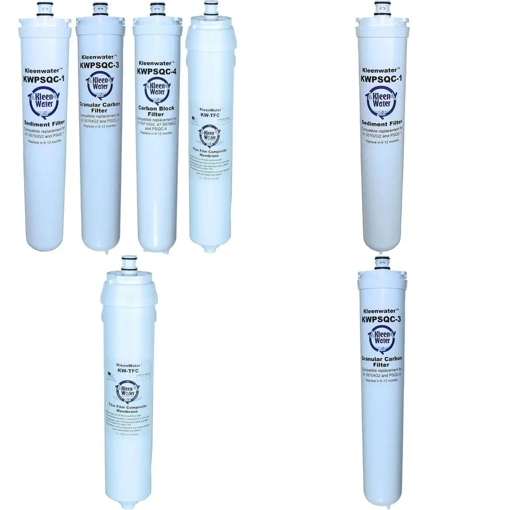 

Сменные фильтры для систем водоочистки MicroMax 5500, номера моделей 55702G2, 55704G2, 55710G2, 4706G2