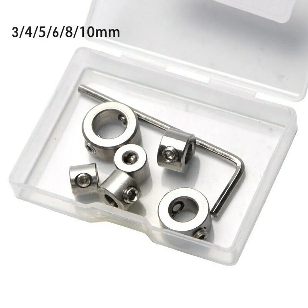 

Drill Locators Versatile Drill Locator Set 3mm 16mm Bit Depth Stopper Collars Essential Woodworking Accessories