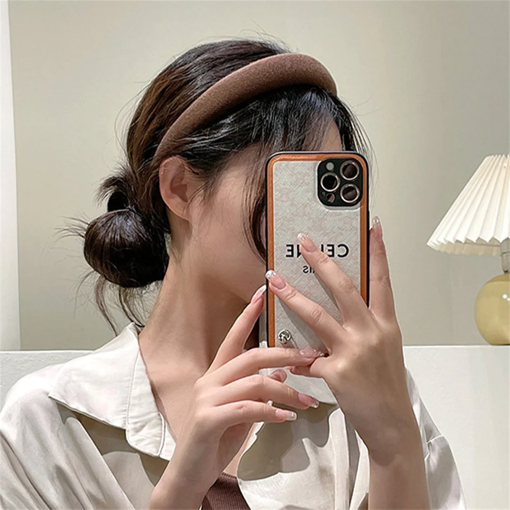 Velvet Solid Color Hairband Sponge Wide Elastic Headband for Women Nonslip Hair Hoop Fashion Headwear Hair Accessories