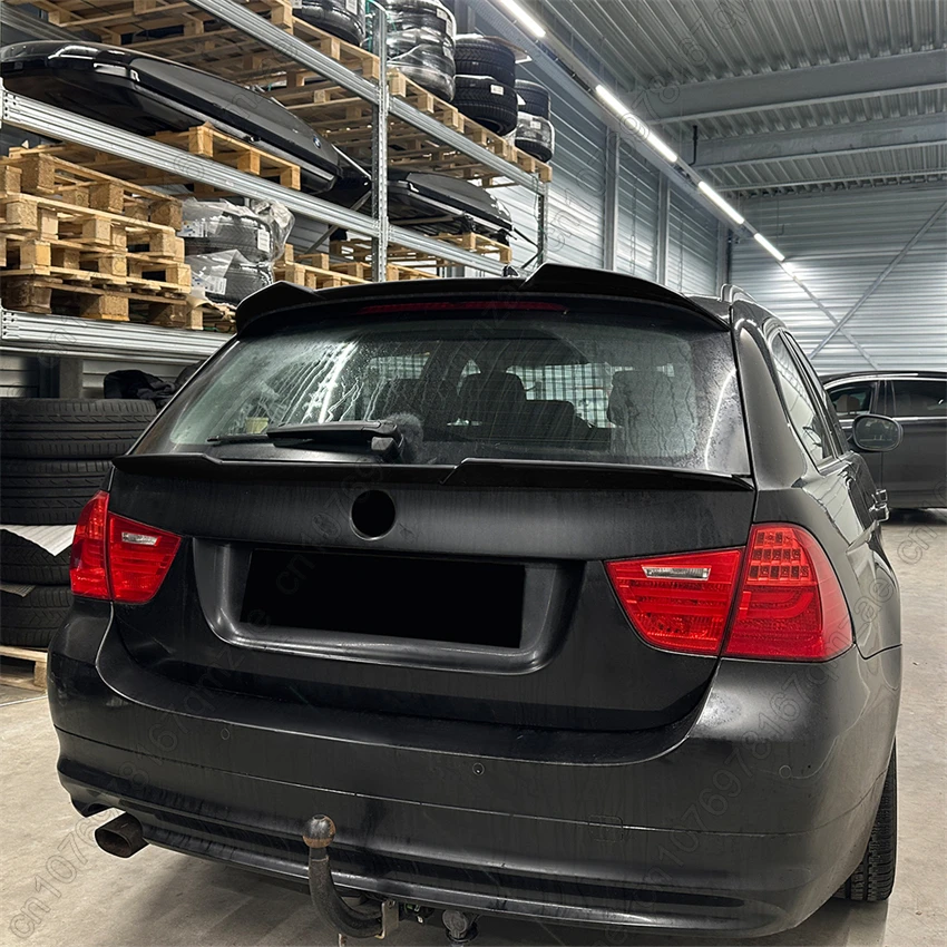 Picture 5: Car Roof / Middle Wing Fixed Wind Spoiler Rear Wing Tail Top Wings For BMW 3 Series Touring E91 2005-2012 Modified Decoration