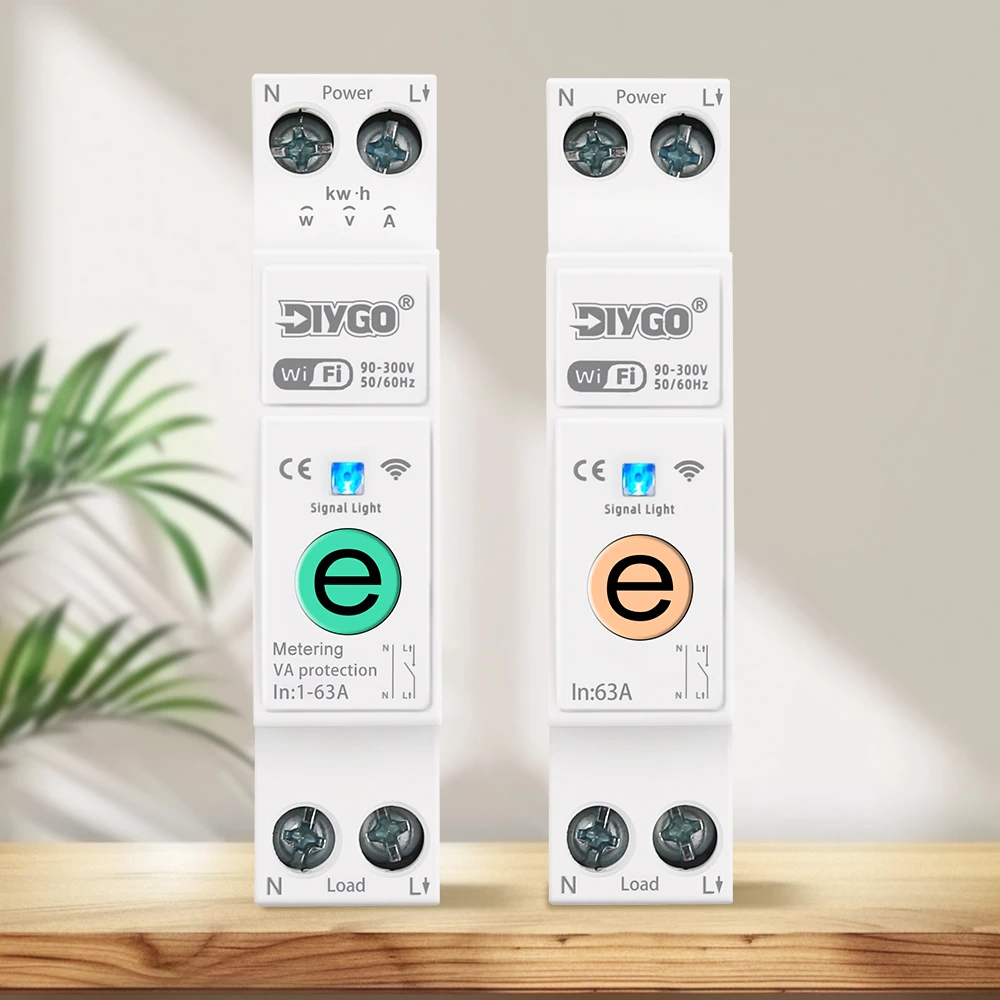 WIFI Smart Circuit Breaker DGB-63E/63ET eWeLink Metering Real-monitoring Energy Meter Timer Home Voice Remote Control Switch