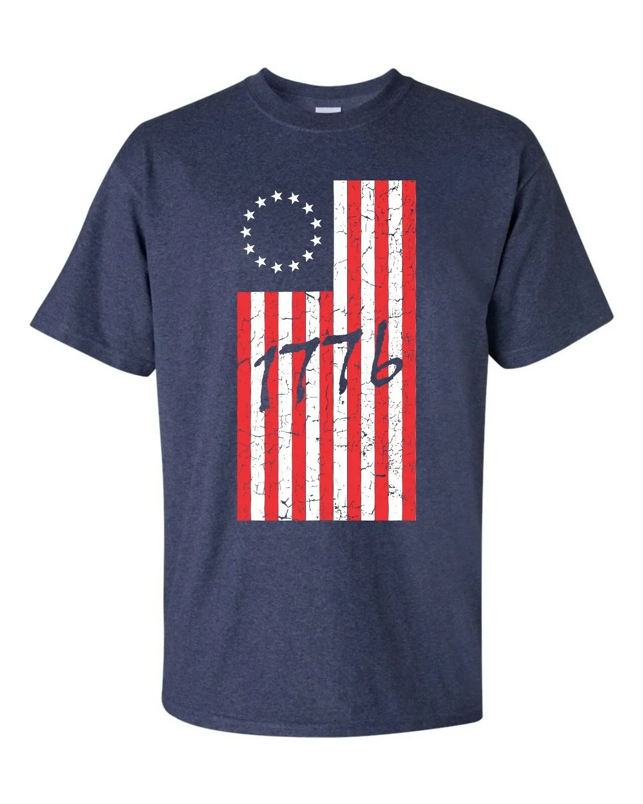 1776 Betsy Ross 13 Star Original Flag United States America Men''s Tee Shirt 999