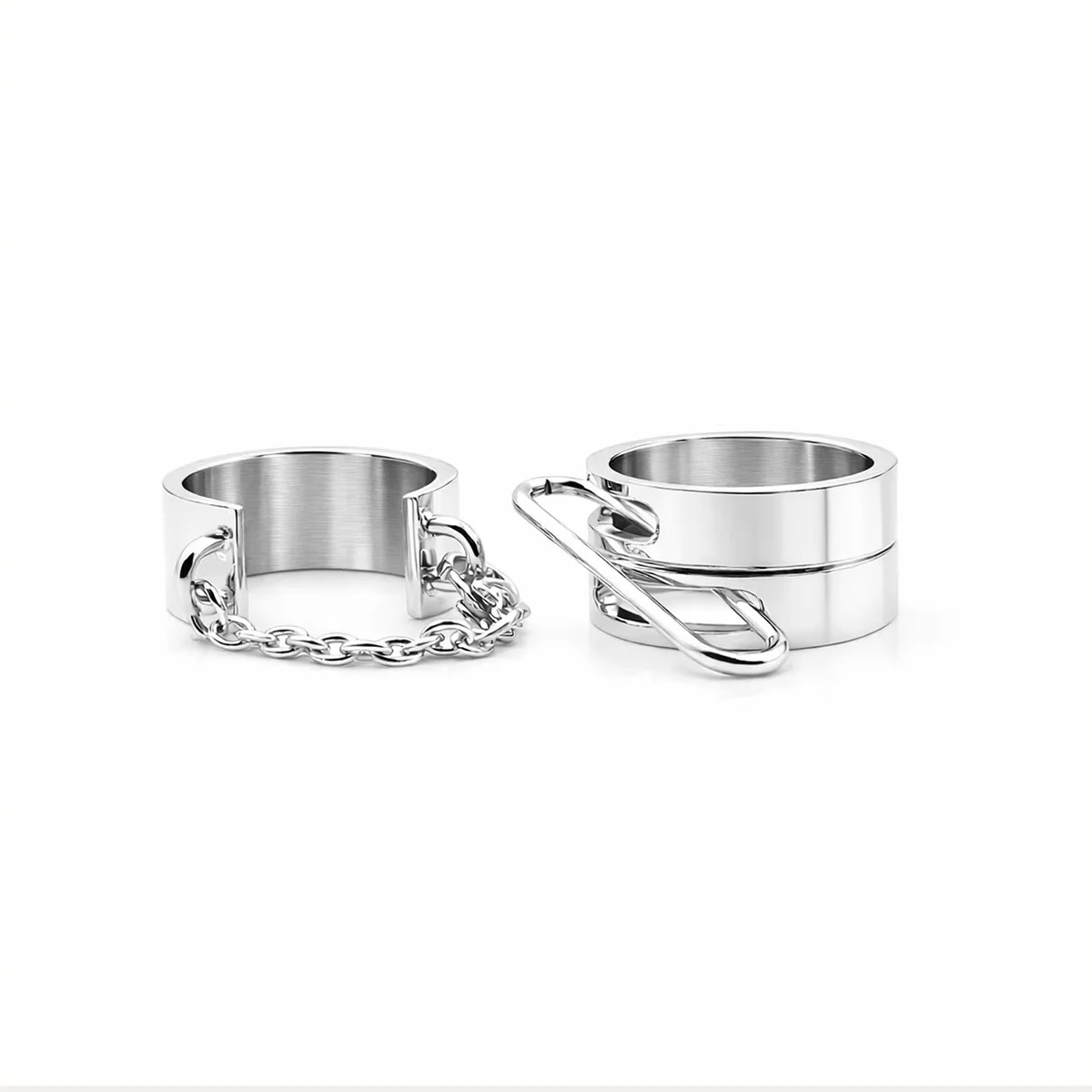 

Кольцо-цепочка в стиле уличного хип-хопа, минималистичное, открытое, на указательный палец, унисекс, в стиле панк-рок, крутые многослойные кольца для мужчин и женщин, подарок