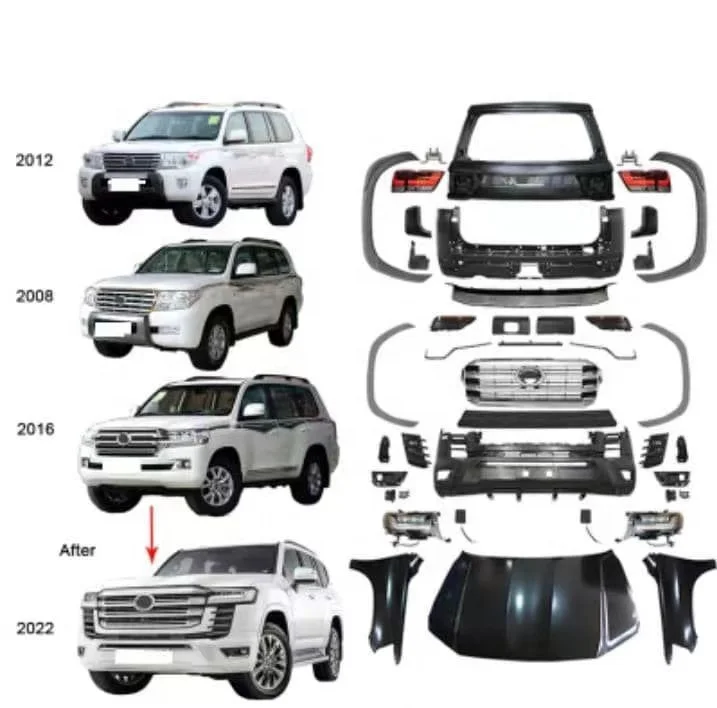 Suitable for converting Toyota Land Cruiser (before 2015) LC200 to LC200 (after 2015) and can be converted to Land Cruiser LC300